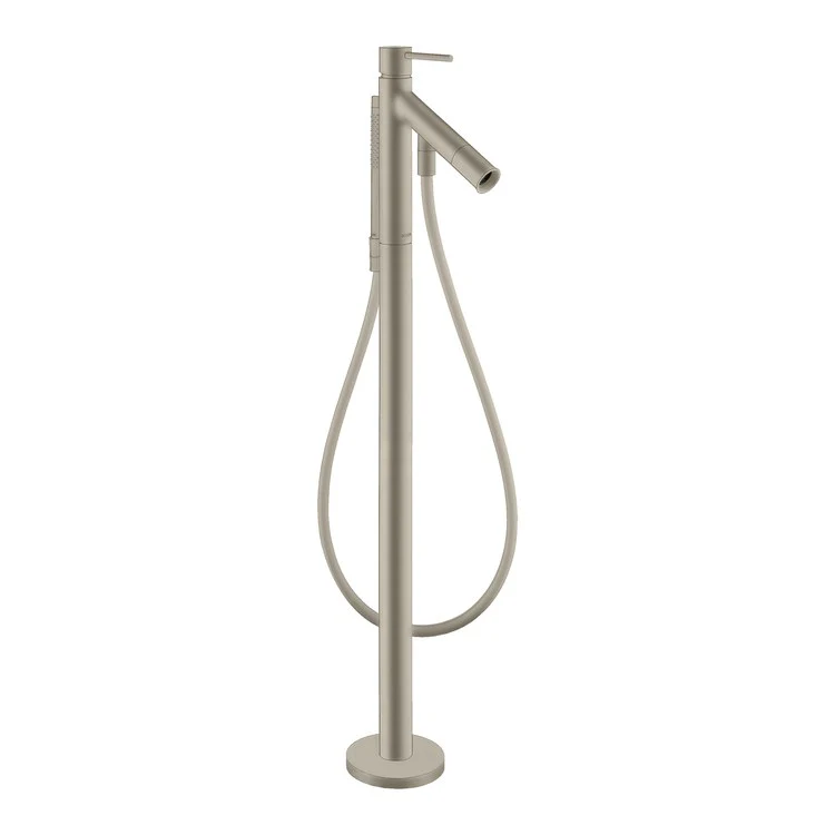 Tub Filler Trim Starck Freestanding with Wand 1 Lever Brushed Nickel - Frankwebs