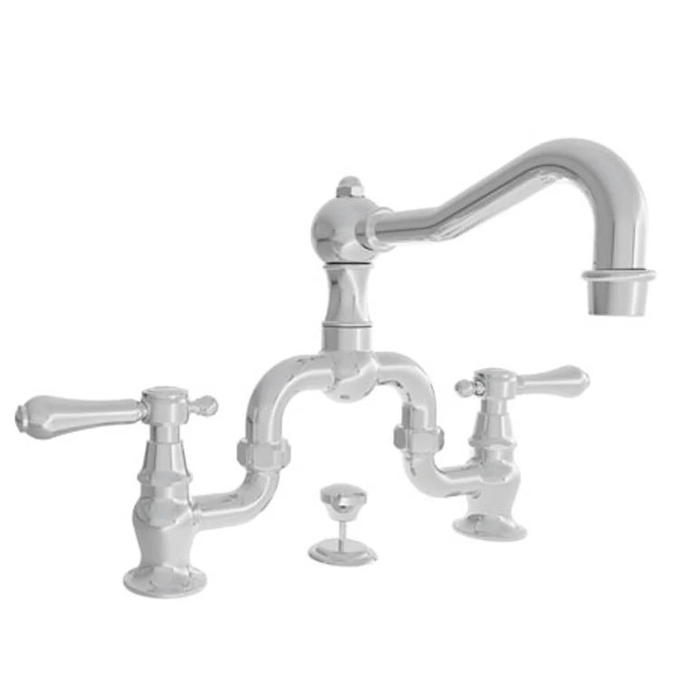 Lavatory Faucet Chesterfield Bridge 8 to 9-3/4 Inch Spread 2 Lever ADA WaterSense Antique Copper 1.2 Gallons Per Minute Brass Pop Up Spout Reach 7-3/16 Inch - Frankwebs