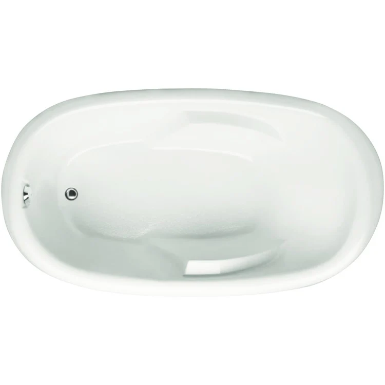 Whirlpool Tub Ston Collection Quartz 63 x 33 x 21 Inch Drop-In End Drain Biscuit Oval - Frankwebs