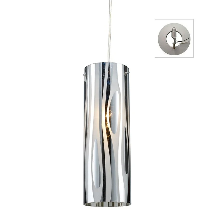 Chromia Single-Light Pendant with Recessed Light Kit - Frankwebs