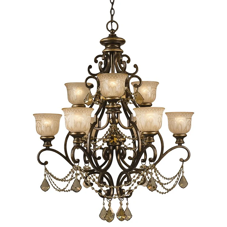 Norwalk Nine-Light Chandelier - Frankwebs