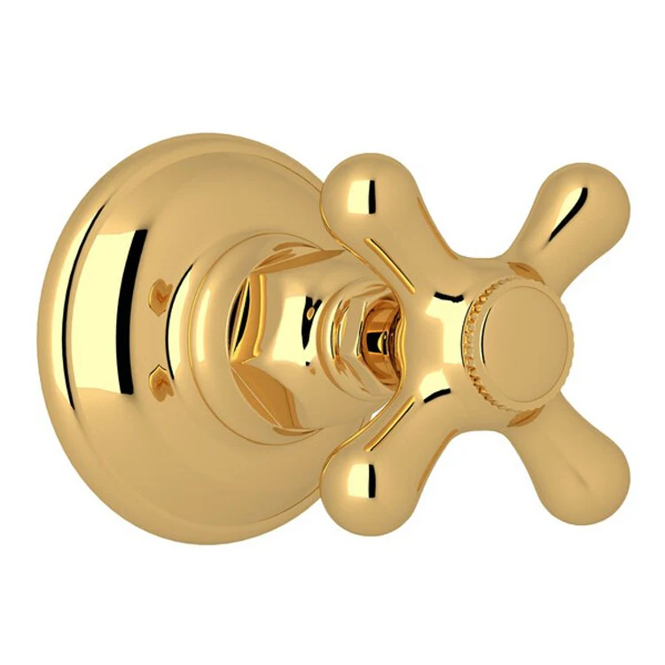 Volume Control Trim Verona 4 Port Dedicated Diverter 1 Cross Italian Brass - Frankwebs