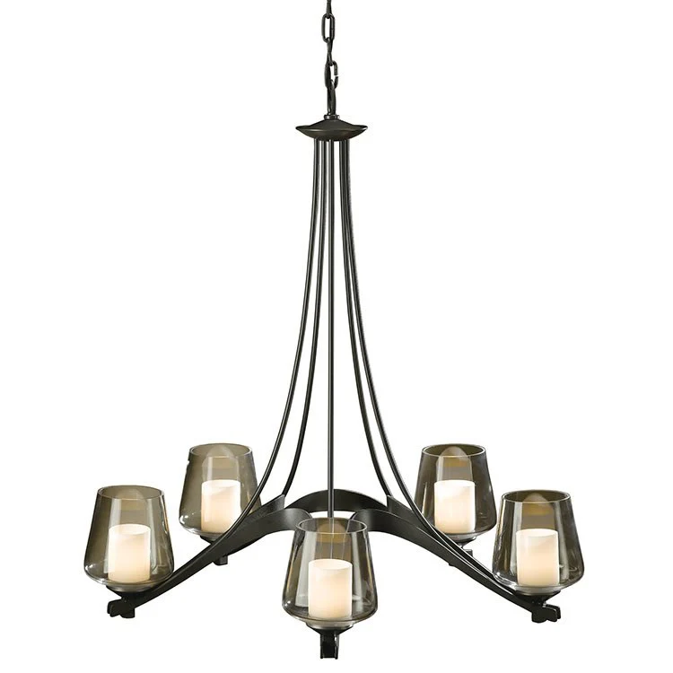 Ribbon Five-Light Chandelier - Frankwebs