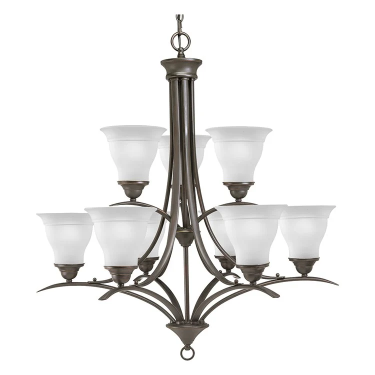 Trinity Nine-Light, Two-Tier Chandelier - Frankwebs