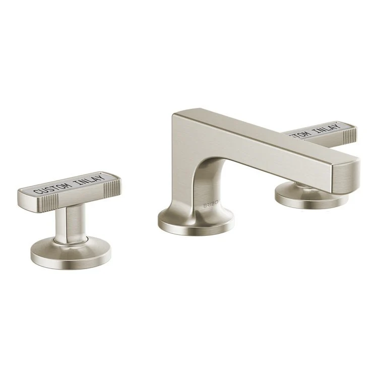 Lavatory Faucet Kintsu Widespread 6-16 Inch Spread 2 Less Handle ADA WaterSense Brilliance Luxe Nickel 1.5 Gallons per Minute - Frankwebs