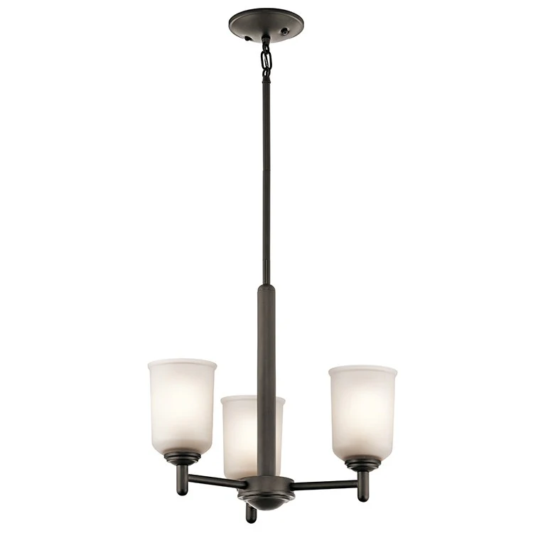 Shailene Three-Light Mini Chandelier - Frankwebs
