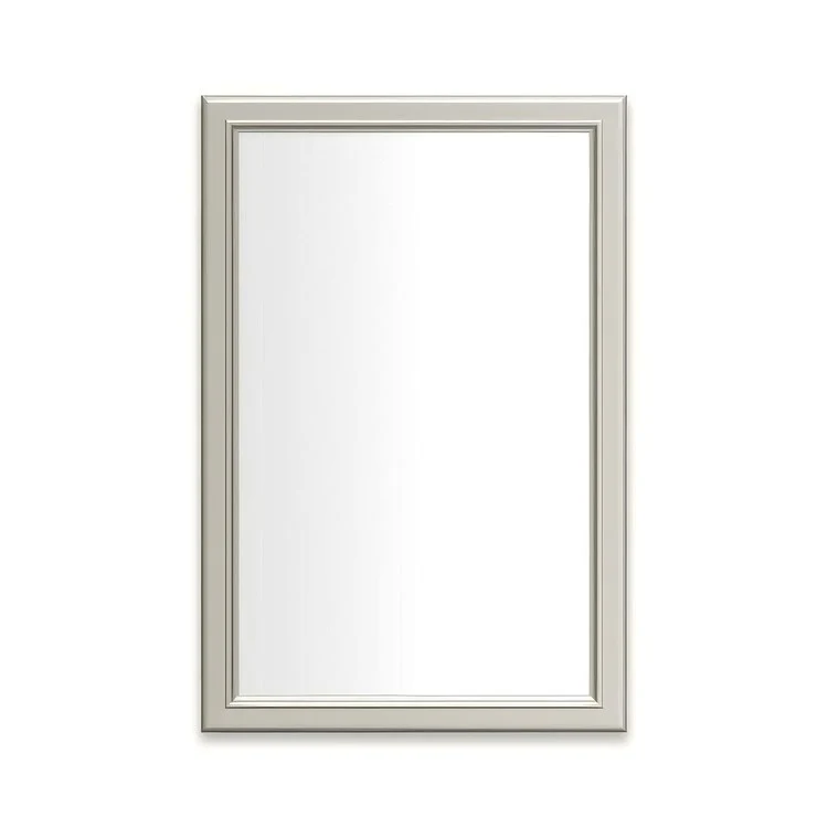 Medicine Cabinet Main Line 20 x 30 Inch 1 Doors Framed Mirror Brushed Black Flat Top Bryn Mawr Frame Slow Close Hinges 4 Inch - Frankwebs