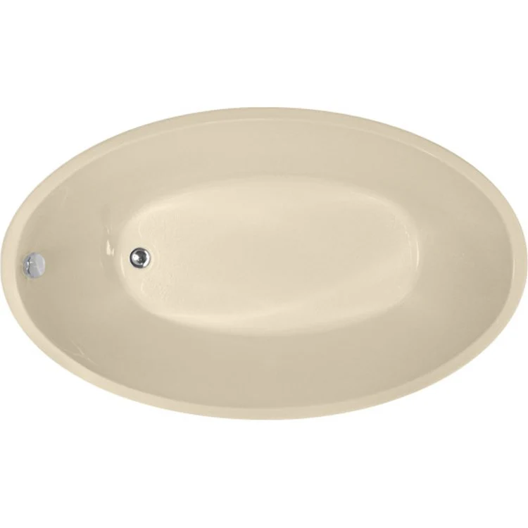 Air Tub Designer Collection Carli Drop-In Bone Oval Acrylic 72 x 40 x 21 Inch - Frankwebs