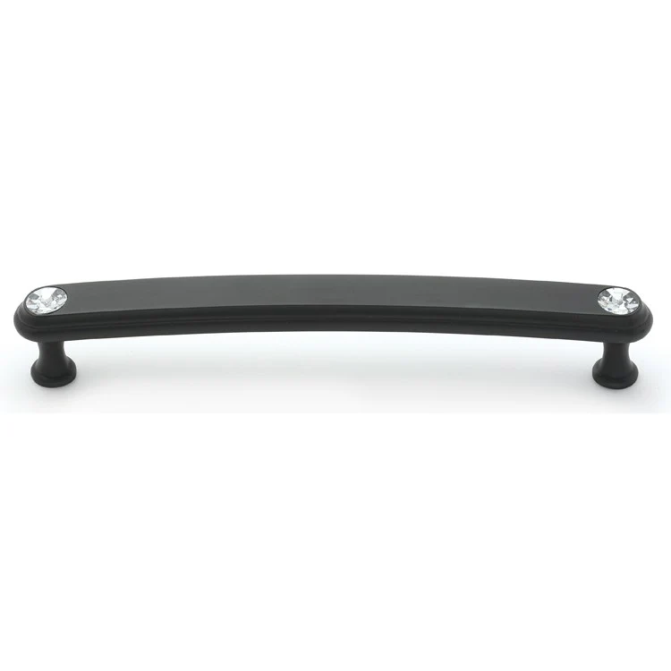 Pull Swarovski Crystal Round Crystal Handle Polished Antique Brass 6 Inch 6-3/4 Inch 1-1/8 Inch - Frankwebs