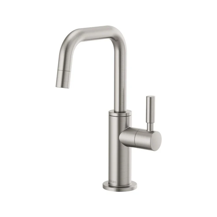 Beverage Faucet Solna Cold Water 1 Lever ADA Brilliance Luxe Gold Square Spout 360 Degree Swivel - Frankwebs