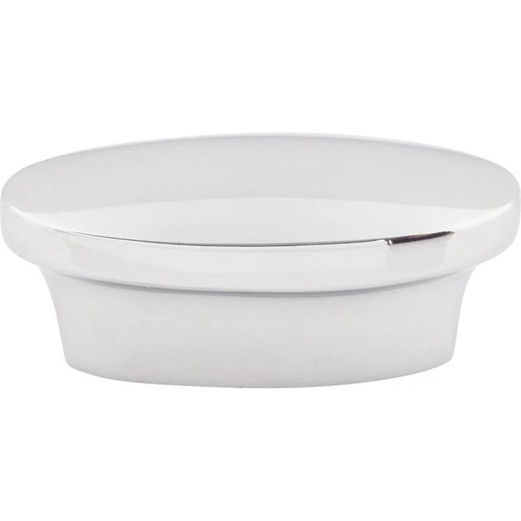 Pull Nouveau Oval D Handle for Decorative Hardware Polished Chrome Zinc Alloy 5/8 Inch 1-5/8 Inch Length - Frankwebs