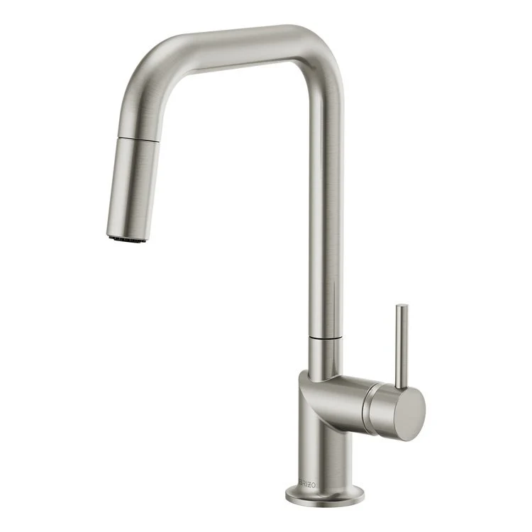 Kitchen Faucet Odin 1 Less Handle ADA Brilliance Luxe Gold Pull-Down with Square 1.8 Gallons per Minute - Frankwebs