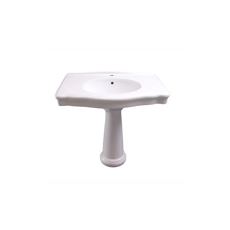 Pedestal White Anders Vitreous China - Frankwebs