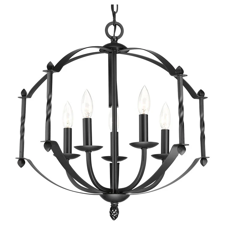 Greyson Five-Light Chandelier - Frankwebs