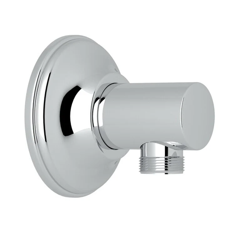 Handshower Elbow Modern Brass Polished Nickel 1/2IN Female NPT Inlet 1/2IN Male Outlet - Frankwebs