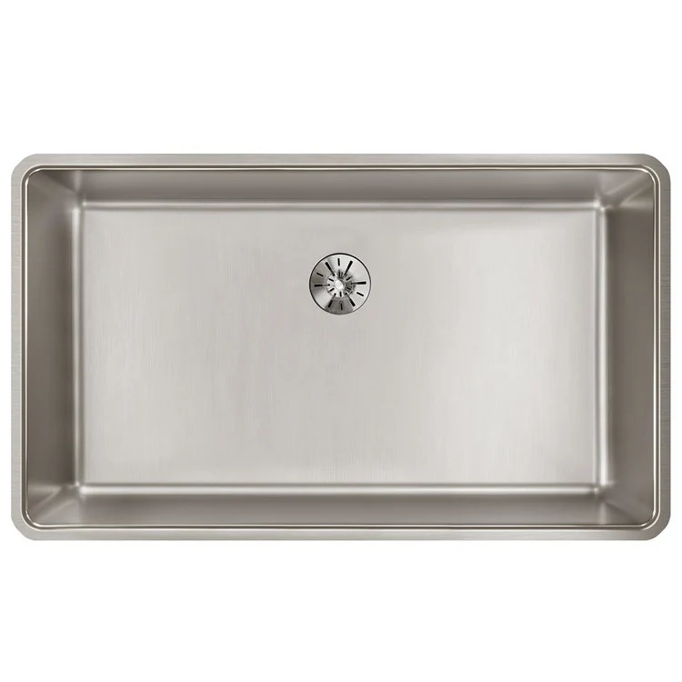 Kitchen Sink Lustertone Iconix 32.5 x 19.5 Inch Single Bowl with Perfect Drain Luminous Satin Undermount - Frankwebs