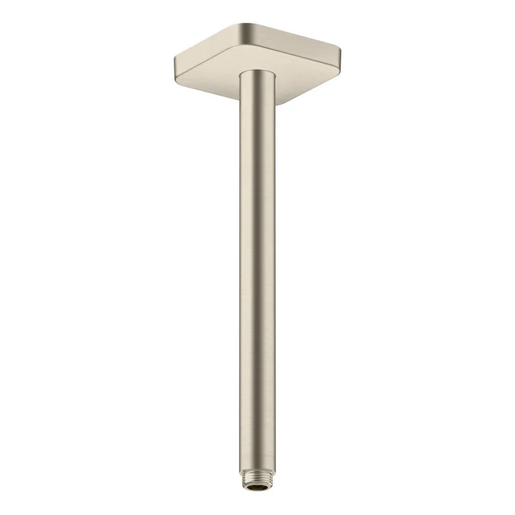 Shower Arm ShowerSolutions with Softsquare Flange Chrome 12 Inch NPT Brass Ceiling Mount - Frankwebs
