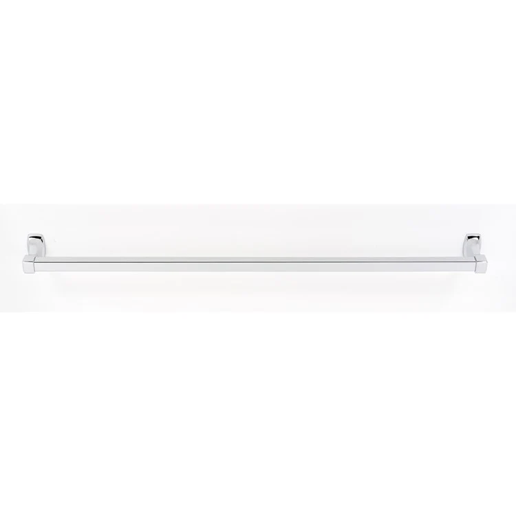 Towel Bar Cube Bath 30 Inch Polished Nickel Brass 3-1/16 Inch - Frankwebs