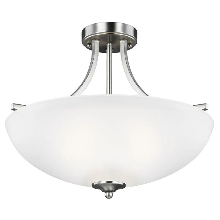 Geary Two-Light Medium Convertible Semi-Flush Mount Ceiling Fixture/Pendant - Frankwebs