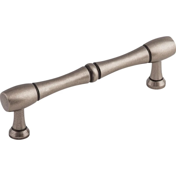 Pull Nouveau Bamboo D Handle Pewter Antique Brass 3-3/4 Inch 4-9/16x9/16 Inch - Frankwebs