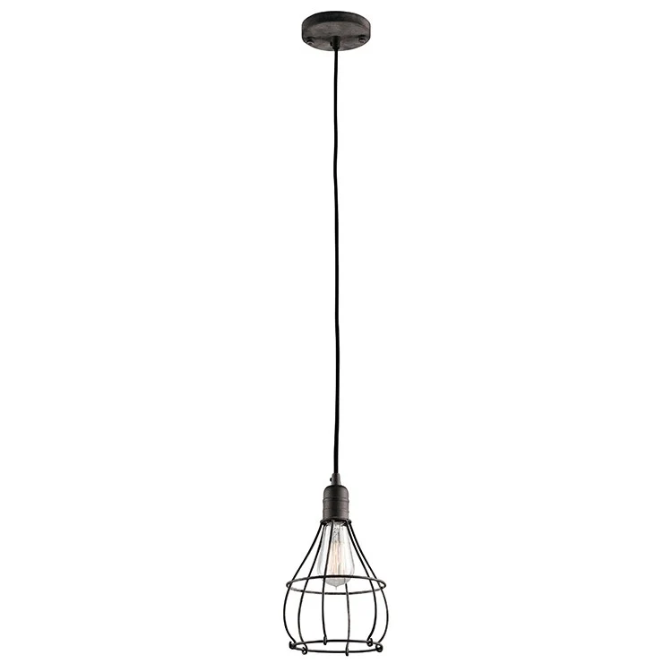 Industrial Cage Single-Light Mini Pendant - Frankwebs