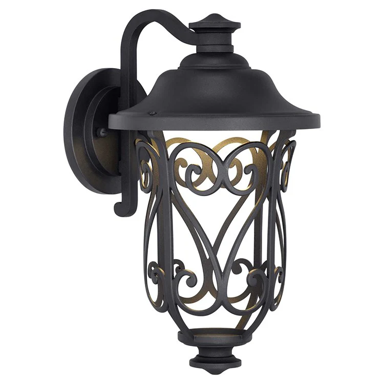 Leawood Single-Light LED Small Outdoor Wall Lantern - Frankwebs