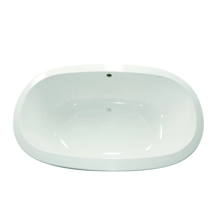 Air Tub Ston Collection Corazon Drop-In Biscuit Oval 8 Jet Hydroluxe SS 74 x 44 x 19 Inch - Frankwebs