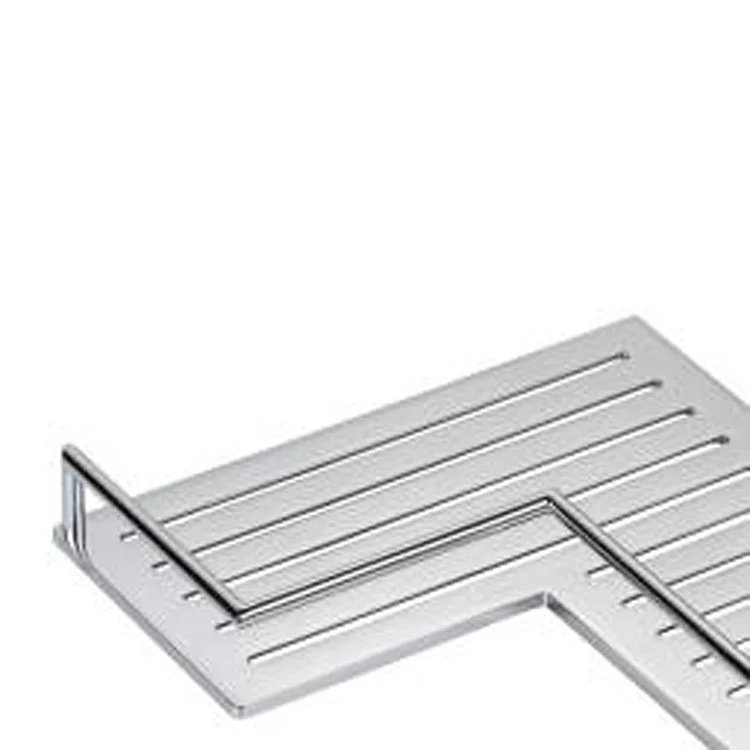 Shelf Surface Corner Shower Satin Nickel Brass - Frankwebs