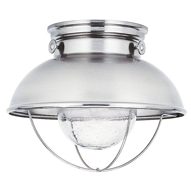 Sebring Single-Light LED Outdoor Flush Mount Ceiling Fixture - Frankwebs