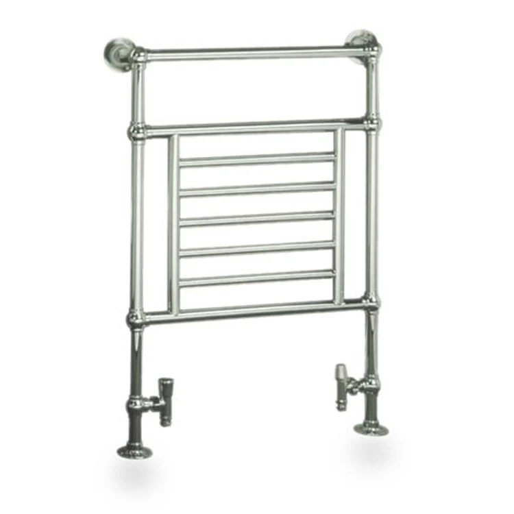 Towel Warmer Awe Hydronic Less Valve 1080 British Thermal Unit per Hour 28 x 38 Inch Nickel Brass - Frankwebs