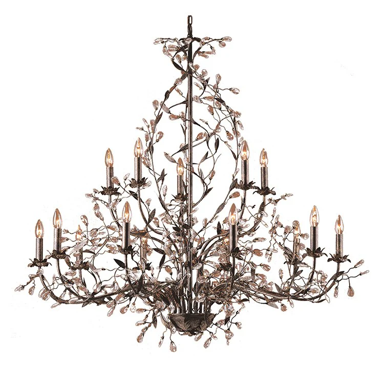 Circeo Fifteen-Light Two-Tier Chandelier - Frankwebs