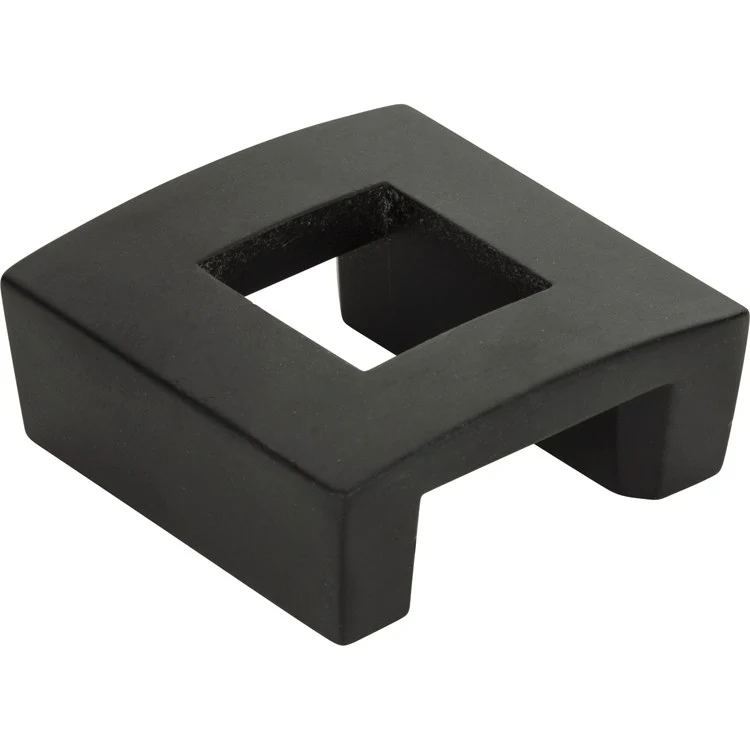 Knob Atlas Centinel Square Matte Black Zinc Alloy 1-1/4 Center to Center Inch 3/4 Inch - Frankwebs