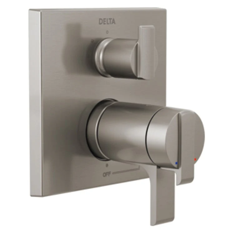 Angular Modern TempAssure 17T Thermostatic Valve Trim with Three-Function Diverter - Frankwebs