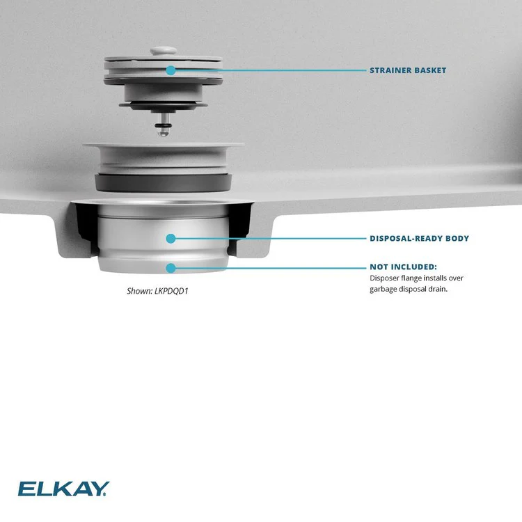 Drain Fitting Quartz Perfect Drain Disposer Flange with Removable Basket Strainer and Rubber Stopper 4 x 2 Inch Jubilee Polymer for Garbage Disposals Accommodate 4-1/2IN Flange 4 Inch - Frankwebs