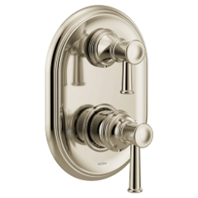 Transfer Valve Trim Belfield M-Core 3-Series with Integrated Diverter 2 Lever Polished Nickel ADA - Frankwebs