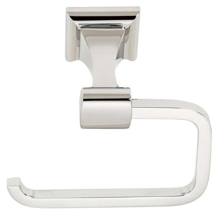 Toilet Paper Holder Manhattan Bath Single Post Polished Nickel 5-3/8 Inch 3-1/4 Inch Wall Mount - Frankwebs