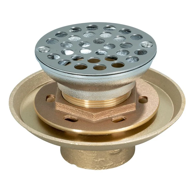 Shower Drain Adjustable Grate with Clamp 2 Inch Stainless Steel - Frankwebs