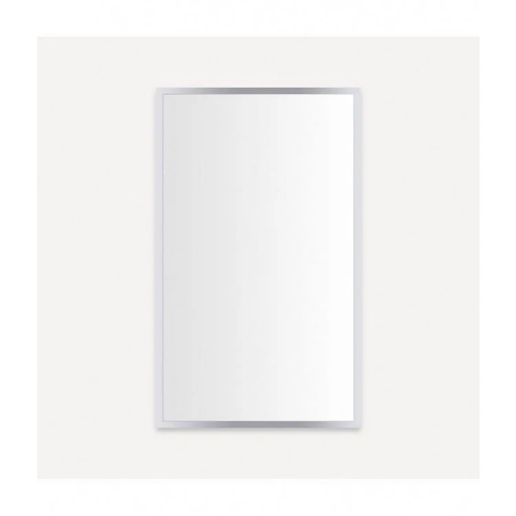 Medicine Cabinet Profiles 24W x 40H x 6D Inch 1 Doors Mirror Polished Nickel Flat Top Left Hand Side Electric - Frankwebs