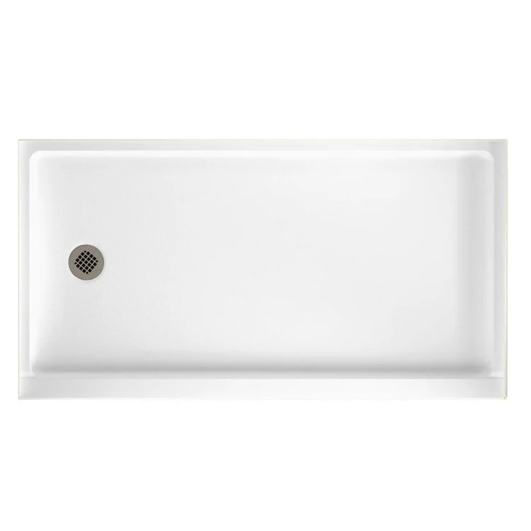 Shower Base Swanstone Alcove Retrofit Rectangular Cloud White 32 x 60 Inch Swanstone Right Drain - Frankwebs