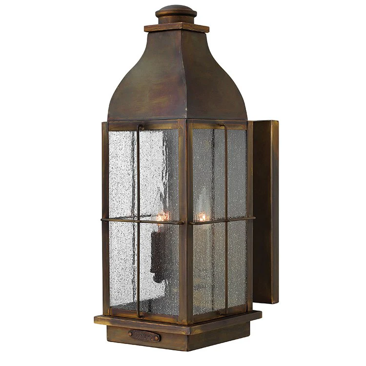 Bingham Three-Light Large LED Wall-Mount Lantern - Frankwebs