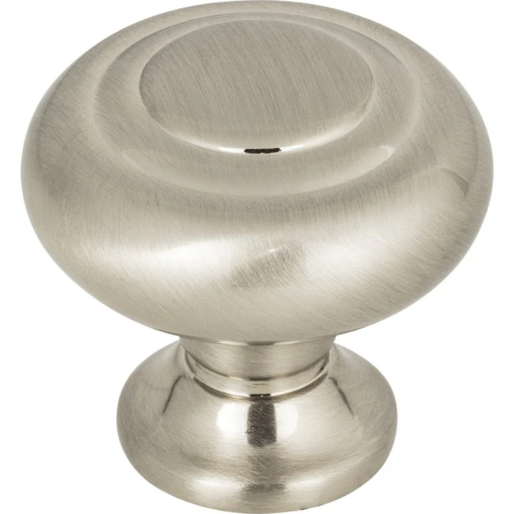Knob Grace Kent Brushed Satin Nickel Zinc Alloy 1-1/4 x 1-1/4 x 1-1/5 Inch 1-1/5 Inch - Frankwebs