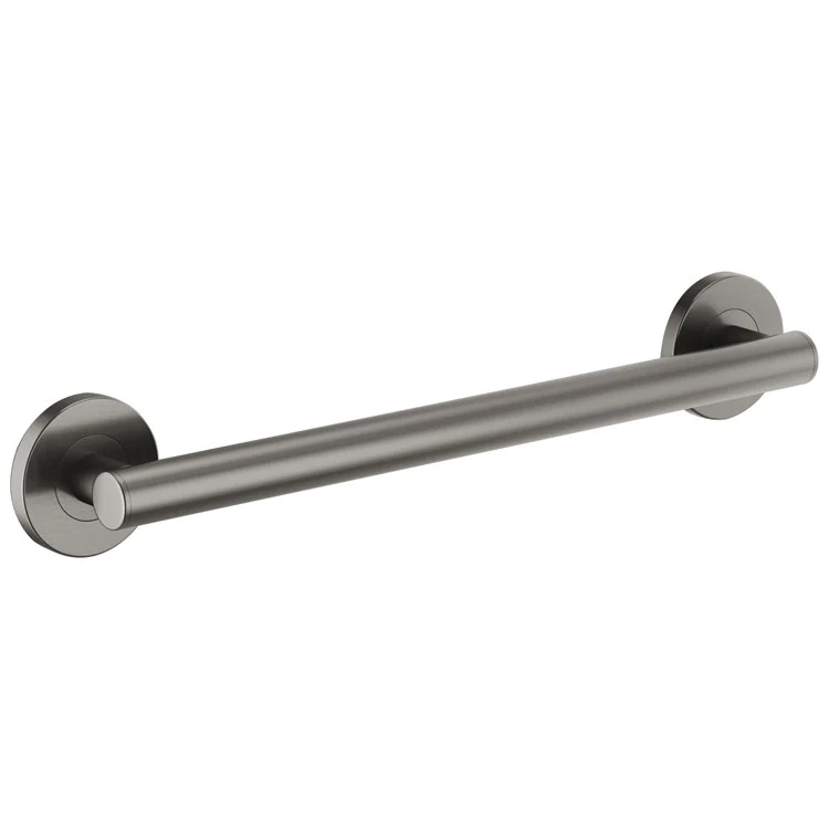 Grab Bar 18 Inch European Round Brilliance Luxe Steel ADA Concealed Mount Metal - Frankwebs