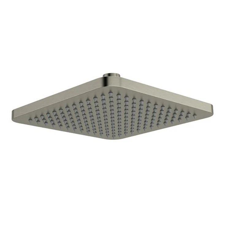 Showerhead 1 Function Rain Square with Round Corners Chrome 8 Inch 1.8 Gallons per Minute WaterSense - Frankwebs