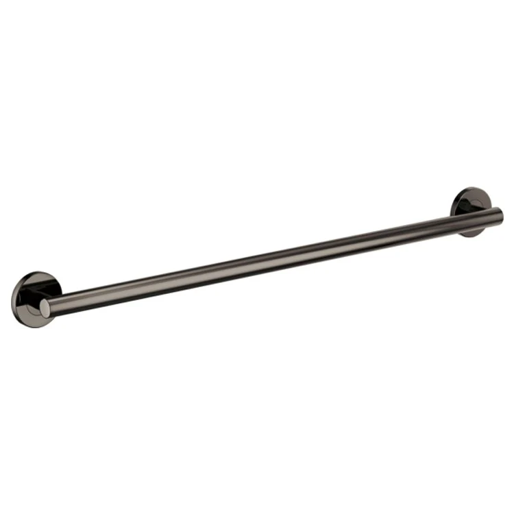 Grab Bar 36 Inch European Round Brilliance Luxe Gold ADA Concealed Mount Metal - Frankwebs