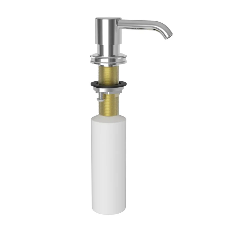 Soap Dispenser Taft Gloss Black Deck Mount Brass Pump - Frankwebs