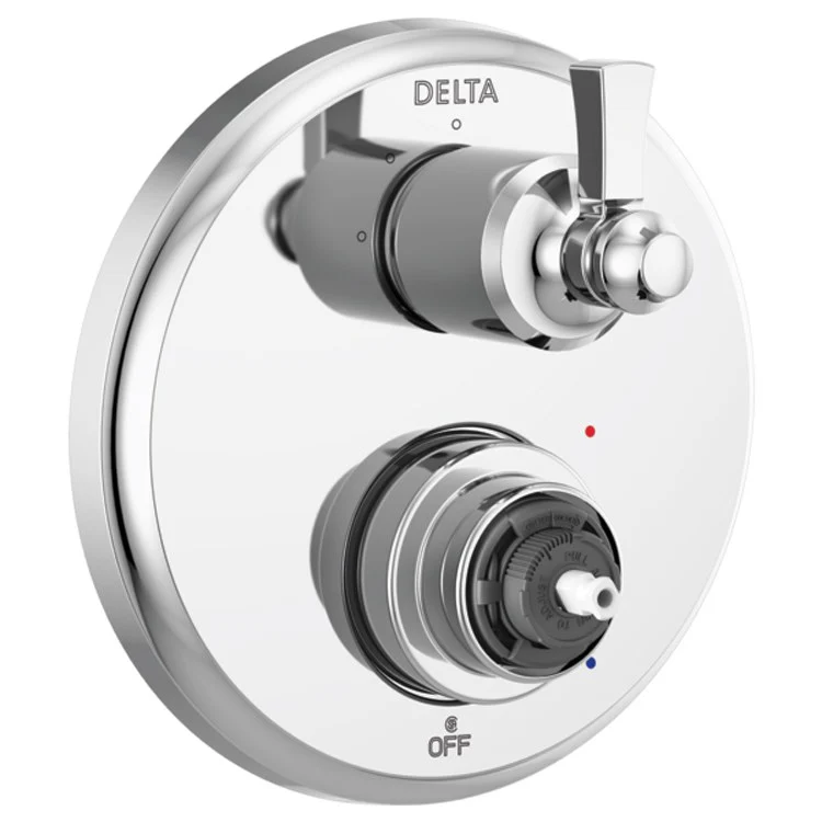 Valve Trim Dorval Monitor 14 Traditional with 3 Setting Diverter Less Handle Chrome - Frankwebs