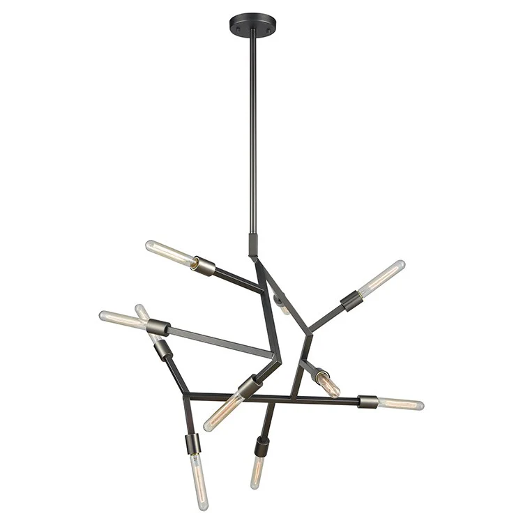 Freeform Ten-Light Chandelier - Frankwebs