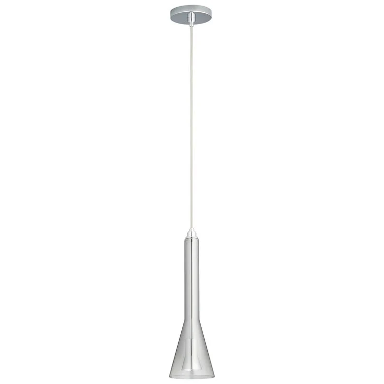 Liberty Single-Light LED Mini Pendant with Smoke Ombre Glass Shade - Frankwebs