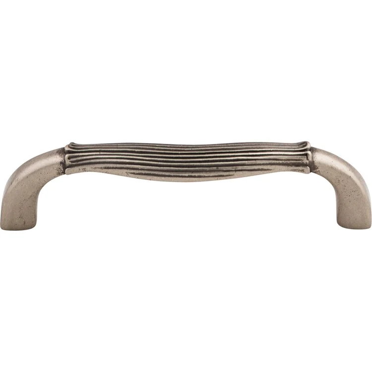 Pull Edwardian Nouveau Bow D Handle Pewter Antique Zinc Alloy 3-3/4 Inch 4-3/16x9/16x1-5/16 Inch - Frankwebs