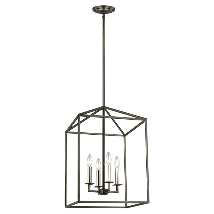 Perryton Four-Light Medium Foyer Pendant - Frankwebs